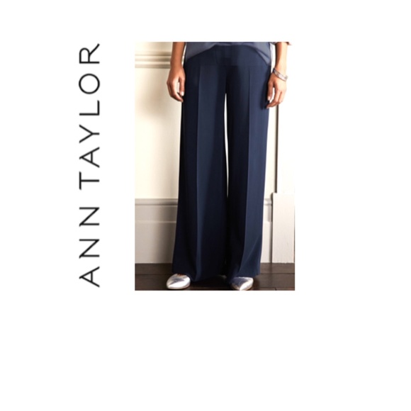 Ann Taylor Pants - NWT Ann Taylor  Wide Leg High Rise Fitted Pant size MT